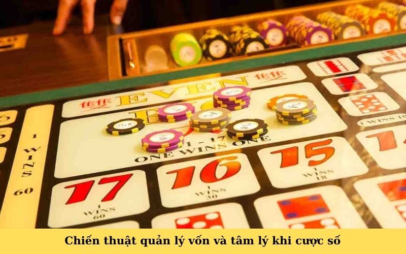 Chiến thuật quản lý vốn và tâm lý khi cược số
